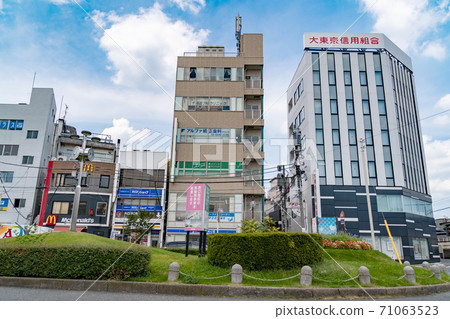 Scenery in front of the station Jujo Station 71063523