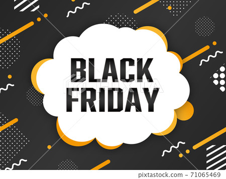 流行裝飾框/背景材料(帶有黑色星期五字符)/黑色/黃色 流行裝飾框/背景材料(帶有黑色星期五字符)/黑色/黃色 71065469