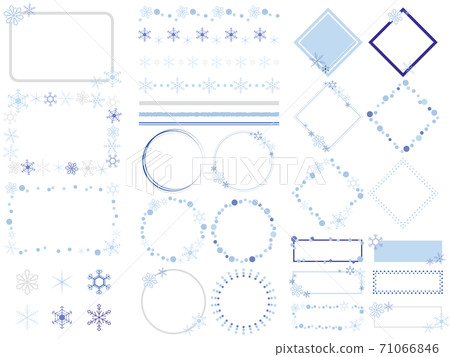 雪圖像框架集 71066846