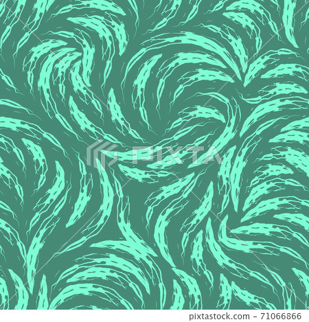 Seamless texture on a turquoise background of Aqua Menthe torn arches. A pattern of strokes of paint in pastel colors on a turquoise background for prints and wrapping paper. Seamless texture on a turquoise background of Aqua Menthe torn arches. A pattern of strokes of paint in pastel colors on a turquoise background for prints and wrapping paper. 71066866