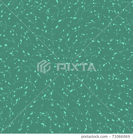Vector seamless Aqua Menthe color pattern on a turquoise background of round drops or splashes. Texture for fabric or packaging, drawing for printing on wrapping paper. Vector seamless Aqua Menthe color pattern on a turquoise background of round drops or splashes. Texture for fabric or packaging, drawing for printing on wrapping paper. 71066869