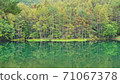 Beautiful pond in Nagano Prefecture, Japan 71067378