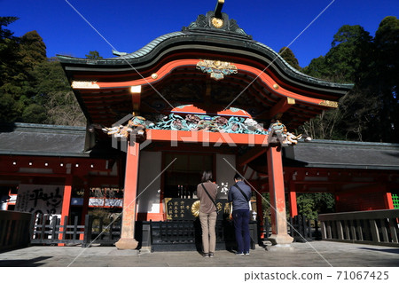 兩人在霧島神宮青空祭拜 兩人在霧島神宮青空祭拜 71067425