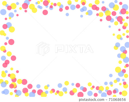 Colorful dot frame (large) 71068656