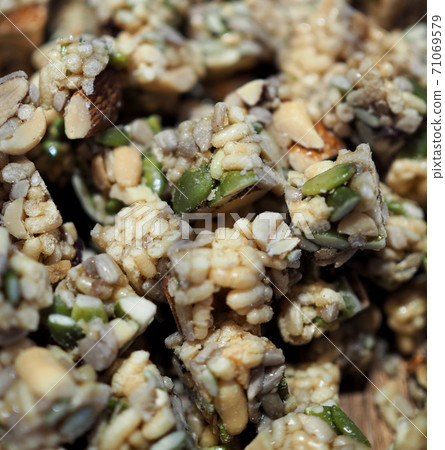 Traditional Korean food, Gangjeong, Korean snack Traditional Korean food, Gangjeong, Korean snack 71069579