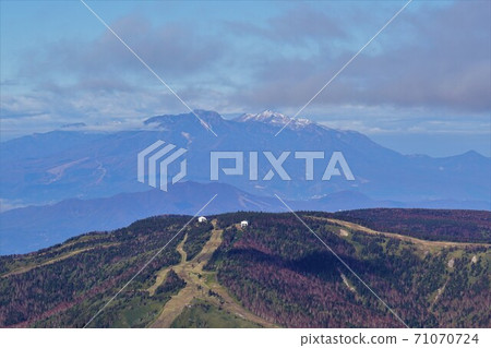 Mt. Myoko, Mt. Hiuchi and Mt. Yakebitai from Mt. Iwasuge Mt. Myoko, Mt. Hiuchi and Mt. Yakebitai from Mt. Iwasuge 71070724