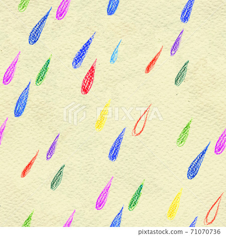 Coloful rain drops seamless pattern 71070736