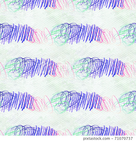 Scribble hand drawn pattern 71070737