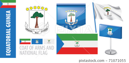 Vector set of the coat of arms and national... - 스톡일러스트 [71071055] - PIXTA