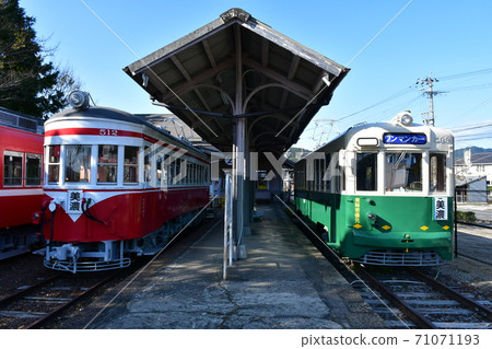 名鐵美濃Min站舊址的保管車 71071193