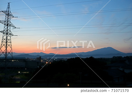 View of Mt. Iwate from Morioka Chuo Park Observatory 71071570