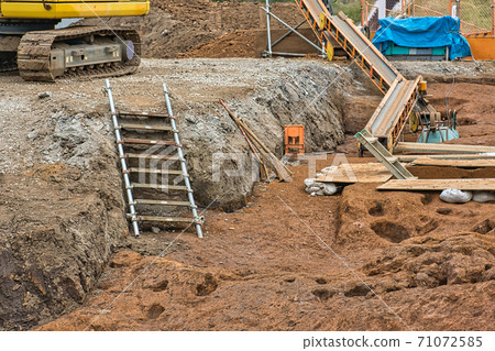 Archaeological excavation of buried cultural properties Archaeological excavation of buried cultural properties 71072585