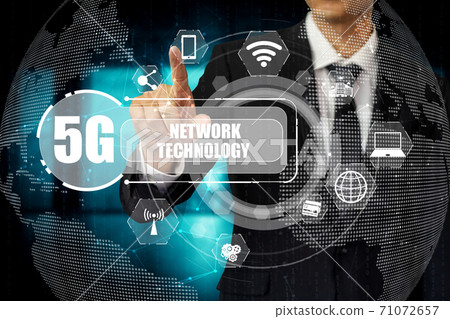 Advanced communication and global internet network connection in smart city 71072657