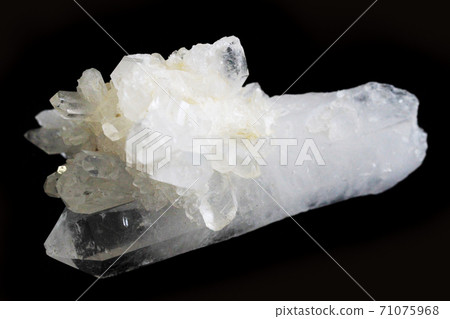 crystal isolated on the black background 71075968