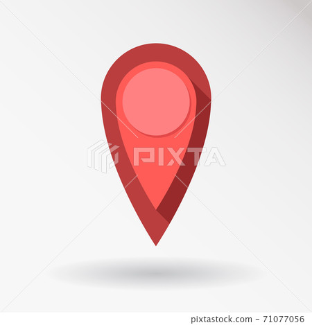 Location, Map Pin icon. Flat design style modern icon. Location, Map Pin icon. Flat design style modern icon. 71077056