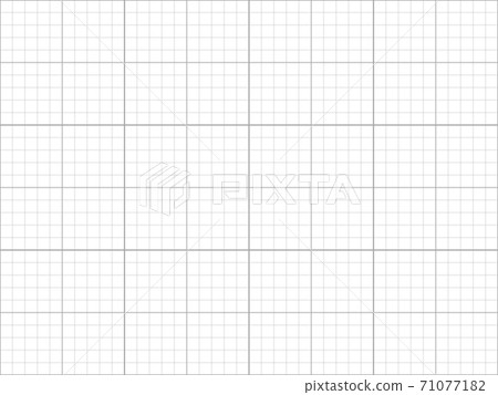 Graph paper with thick and medium thick lines (gray) 71077182