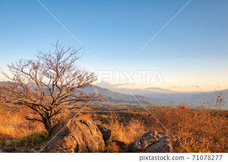 從清里高原看的秋葉風景 從清里高原看的秋葉風景 71078277