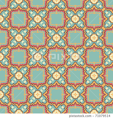 seamless pattern: detailed persian carpet, Oriental carpet seamless pattern 71079514