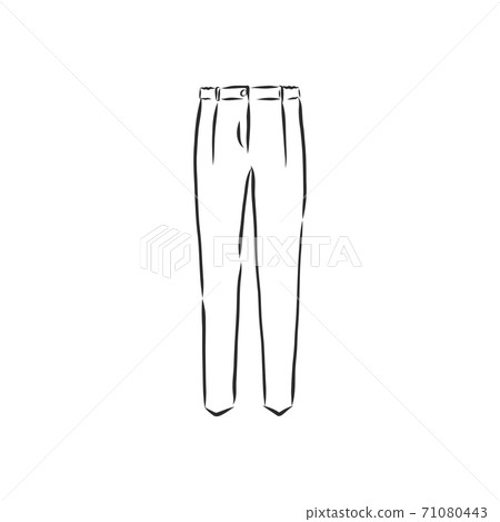 Free Downloads Illustrator Pants Flat Sketches