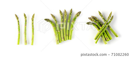 Bunch of Raw Garden Asparagus Bunch of Raw Garden Asparagus 71082260