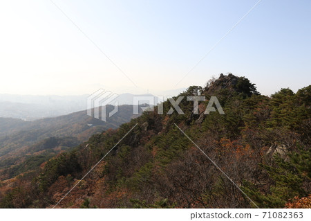 北漢山,國家公園,秋天,楓葉 北漢山,國家公園,秋天,楓葉 71082363