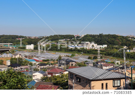 Cityscape of the Sakai River basin (Fujisawa City, Kanagawa Prefecture) Cityscape of the Sakai River basin (Fujisawa City, Kanagawa Prefecture) 71083385