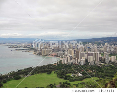 The streets of Honolulu The streets of Honolulu 71083413