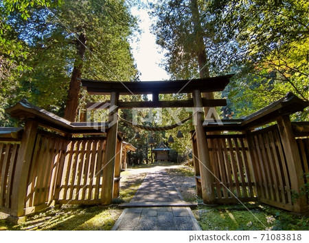 Musashi Kuni Ninomiya, the approach to Kinzoku Shrine Musashi Kuni Ninomiya, the approach to Kinzoku Shrine 71083818