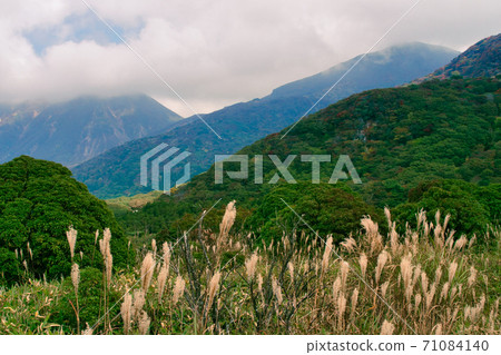 Cloudy mountains 71084140