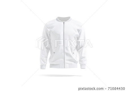 Download Blank White Bomber Jacket Mockup Front View Stock Illustration 71084430 Pixta