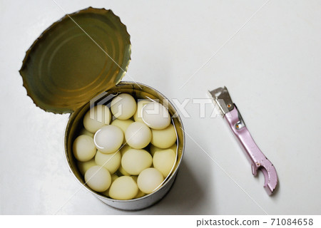 烏祖拉雞蛋在水中煮熟並罐裝 71084658