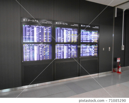 Electric bulletin board of Haneda Airport Electric bulletin board of Haneda Airport 71085290