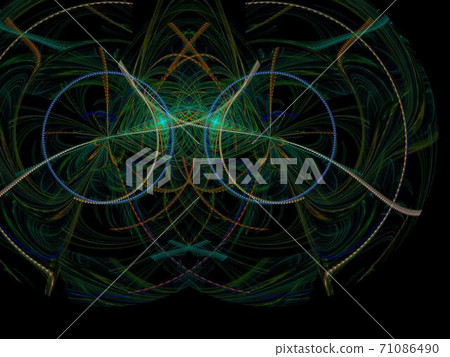 Imaginatory fractal background Image 71086490