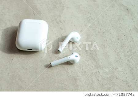 White wireless earphone 71087742