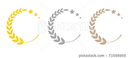 Ranking medal set (no numbers) Ranking medal set (no numbers) 71089808
