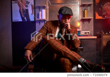elegant stylish business man in formal costume 71090074
