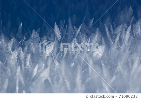 Texture of hoarfrost Texture of hoarfrost 71090238