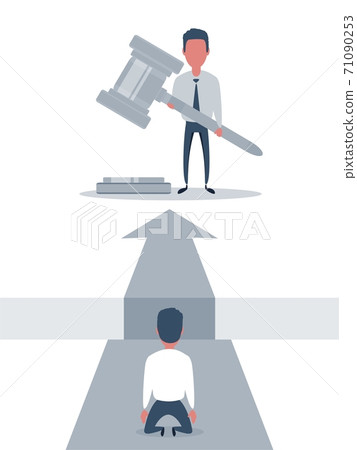 No way to justice. Justice Solution and legal direction concept. No way to justice. Justice Solution and legal direction concept. 71090253