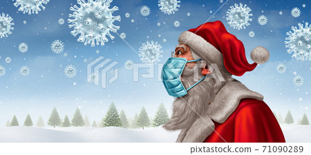 Healthy Christmas Santa 71090289