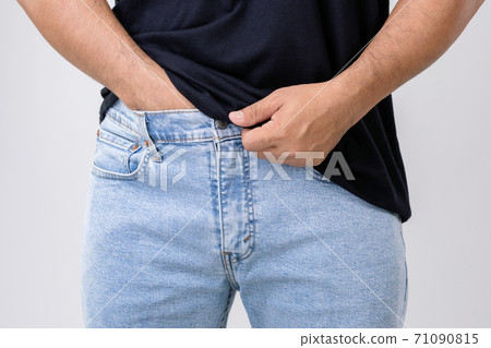 Pain on penis concept 71090815