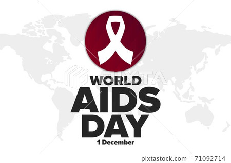 World AIDS Day. 1 December. Holiday concept.... - Stock Illustration ...