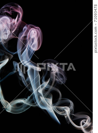 Curly silk smoke swirls Curly silk smoke swirls 71093478