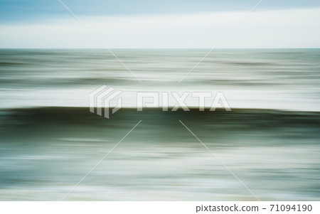 Intentional camera movement of ocean wave Intentional camera movement of ocean wave 71094190