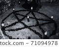 Altar for satanic rituals 71094978