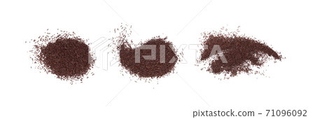 Chocolate Sprinkles Isolated on White Background Top View Chocolate Sprinkles Isolated on White Background Top View 71096092