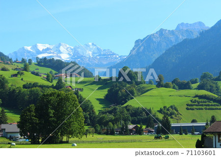 瑞士美麗的自然風光 瑞士美麗的自然風光 71103601