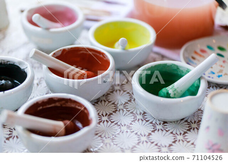 Pottery painting experience workshop Pottery painting experience workshop 71104526