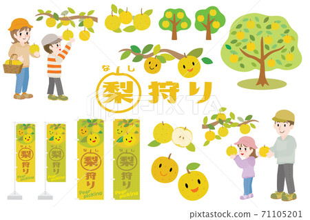 Pear hunting set illustration 71105201