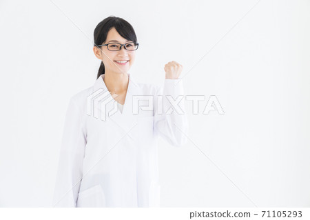 A lady in white 71105293