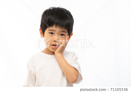 Boy who feels pain in his teeth Boy who feels pain in his teeth 71105536